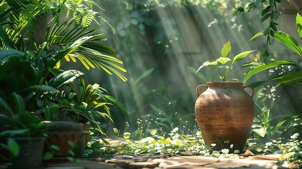 Oya en terre cuite: arrosez vos plantes sans effort