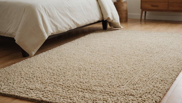 Le tapis beige idéal pour une chambre apaisante