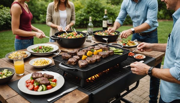 Top 5 tables barbecue plancha pour des repas en extérieur réussis