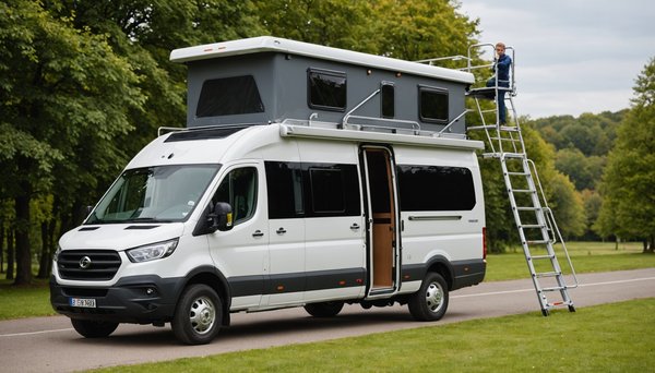 Échelle à plate-forme hymer protect : fiabilité et accessibilité