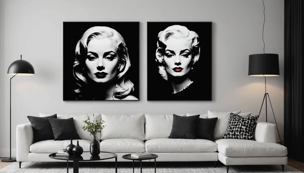 Idées créatives pour décorer votre intérieur avec des tableaux noir et blanc