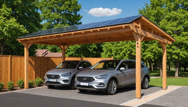 Top idées de carports solaires en bois : alliez style et efficacité
